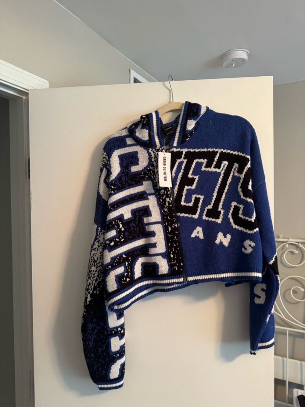 Urban Outfitters Iets Frans Hooded Varsity Sweater